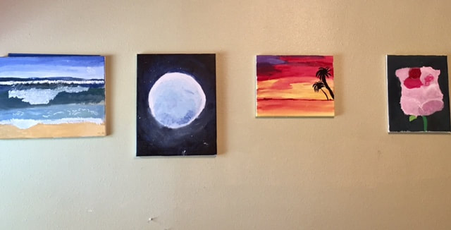 acrylic canvases